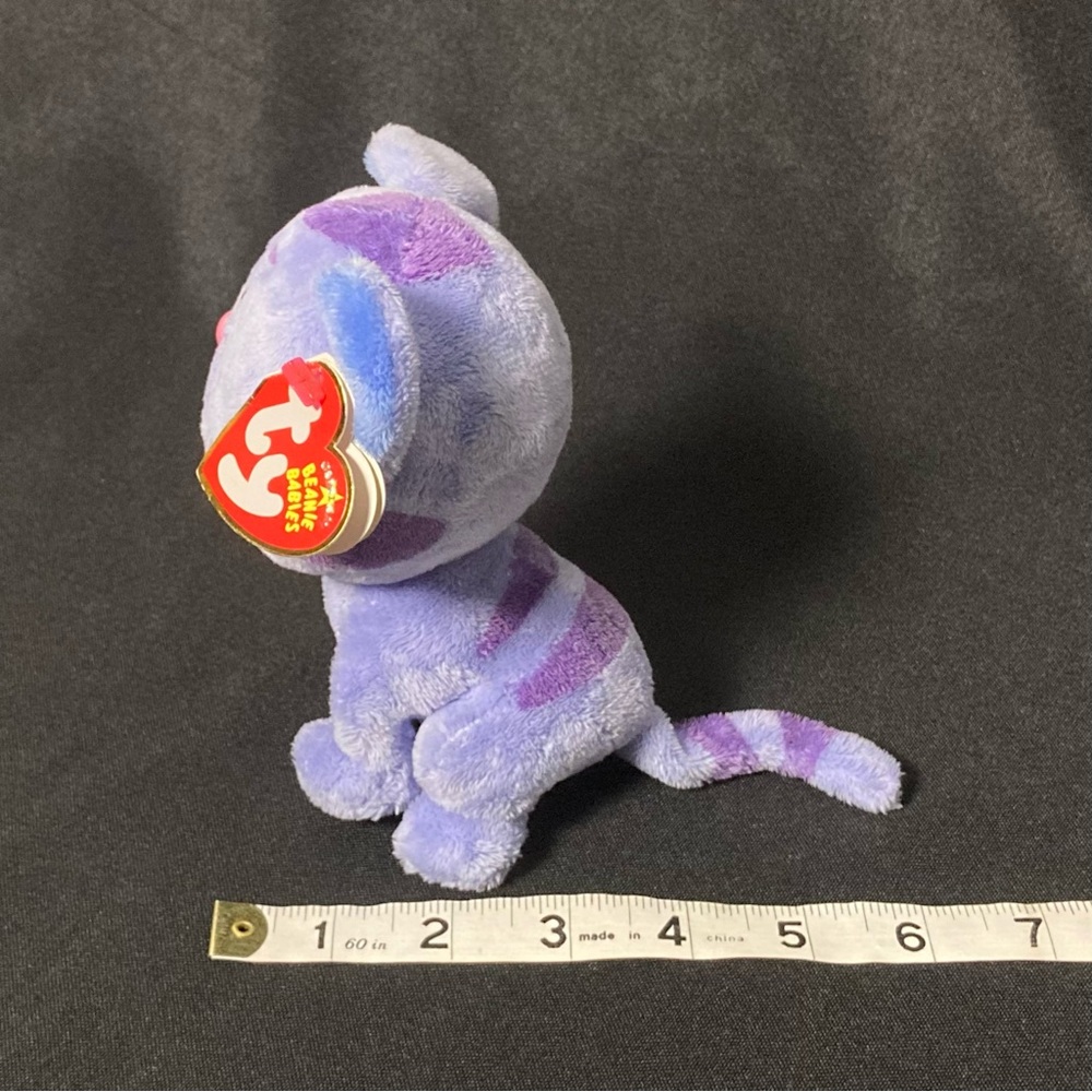 ⭐️ RARE Vintage 2005 Periwinkle The Cat Blue’s Clues Ty Beanie Baby Plush - Picture 14 of 14